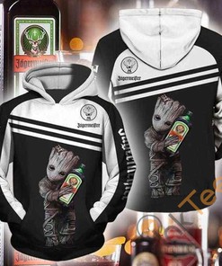 Groot Hug Jagermeister Wine 3D Hoodie - Unique And Trending Design