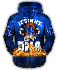 Groot Hug Kentucky Wildcats It'S In My Dna All Over Print 3D Hoodie