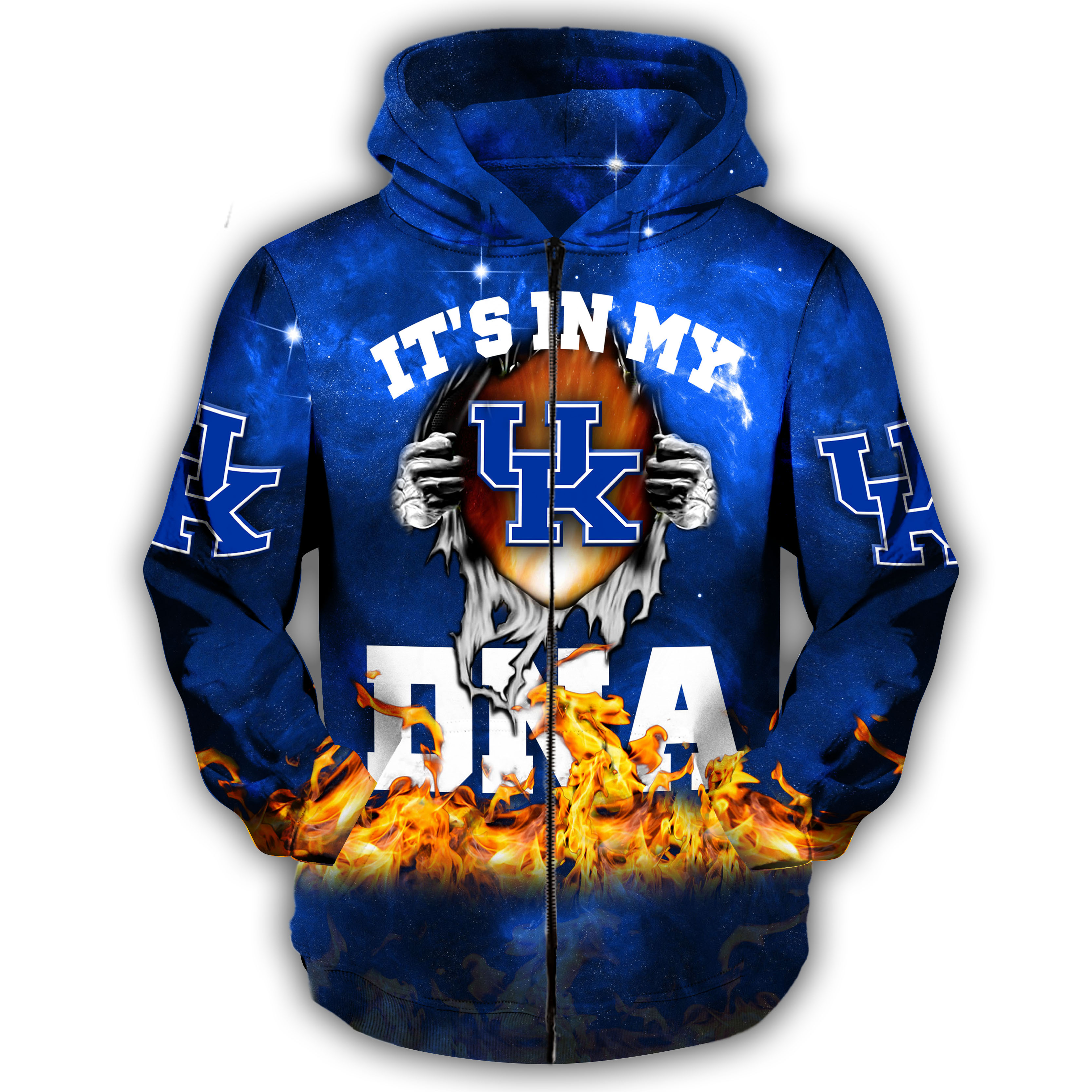 Groot Hug Kentucky Wildcats It'S In My Dna All Over Print 3D Hoodie
