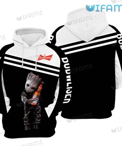 Groot Hugs Beer Bottle Budweiser 3D Hoodie - Custom All Over Print Hoodie