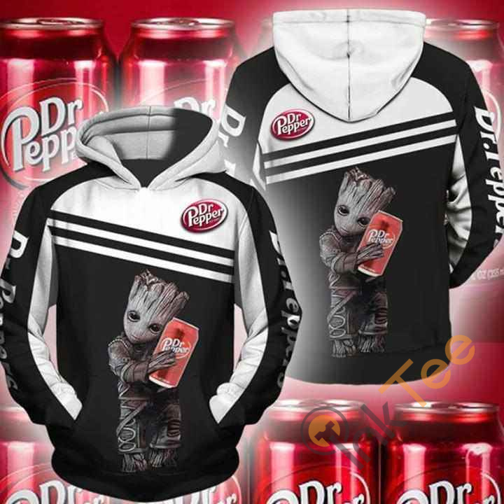 Groot Marvel Dr Pepper 3D Hoodie - Unique And Quirky