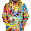 Growth Super Saiyan Trunks 3D Hoodie - Dragon Ball Z Inspired