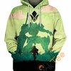 Gundam Barbatose Mikazuki 3D Hoodie - Mobile Suit Gundam 