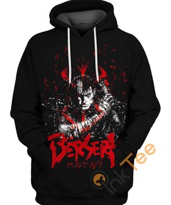 Guts Dark Knight 3D Hoodie - Berserk Theme
