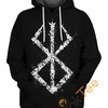 Guts Sign Berserk 3D Hoodie - Berserk Theme 