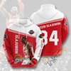 Hakeem Olajuwon Houston Rockets Basketball Hoodie - 3D All Over Print 