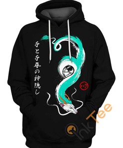 Haku Spirited Away 3D Hoodie - Studio Ghibli Inspired