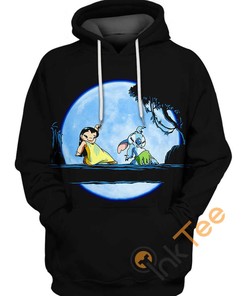 Hakuna Ohanata 3D Hoodie - Lilo And Stitch Mashup
