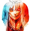 Half-Demon 3D Hoodie - Unique And Mysterious Design