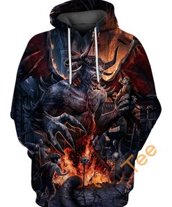 Hallowed Ground 3D Hoodie - Spooky And Mysterious Design