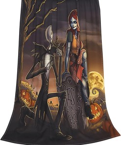 Halloween Blanket - Soft Throw Gift for Couch and Sofa, Suitable for All Seasons