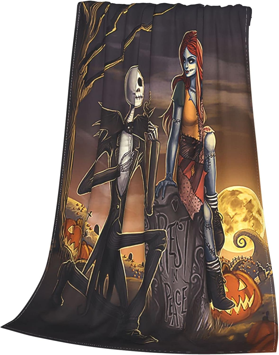 Halloween Blanket - Soft Throw Gift for Couch and Sofa, Suitable for All Seasons