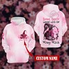 Halloween Breast Cancer Witch Pumpkin 3D Hoodie - Support For Breast Cancer Awareness 