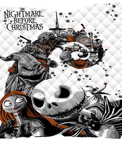 Halloween Decor Quilt Blanket - Soft Warm Bedding Throw for Kids and Adults