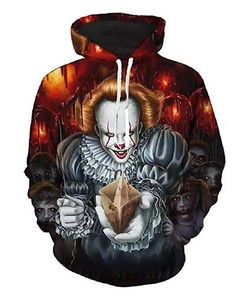 Halloween It 3D Hoodie - Zipper Hoodie