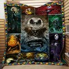 Halloween Jack Skellington Blanket, Christmas 3D Printed Quilt Blanket