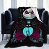 Halloween Jack Skellington Blanket - Soft Halloween Throw Blanket for Couch and Sofa