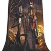 Halloween Jack Skellington Fleece Blanket - Scary Sherpa Blanket for Adults and Kids