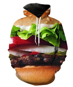 Hamburger Food 3D Hoodie - Fun And Playful Design