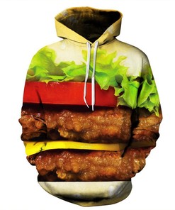 Hamburger Funnys 3D Hoodie - Unique And Quirky 
