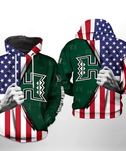 Hawaii Rainbow Warriors Us Flag Skull 3D All Over Print Hoodie, Zip-Up Hoodie