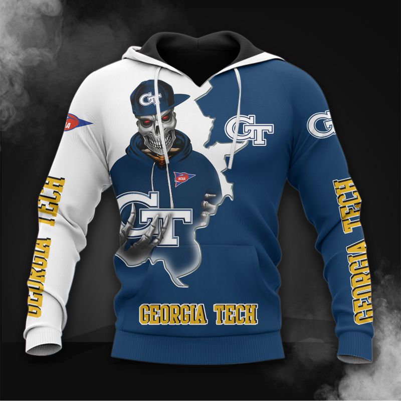 Hawaii Warriors Skull All Over Print Hoodies For Fans
