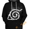 Hidden Leaf Hoodie 3D: A Stylishly Discreet Naruto Hoodie