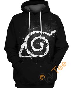 Hidden Leaf Hoodie 3D: A Stylishly Discreet Naruto Hoodie
