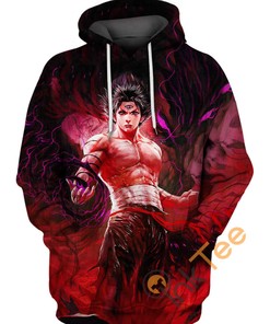 Hiei Of The Darkness Custom All Over Print 3D Hoodie - Gothic Style