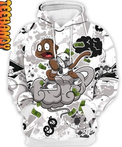 High Og Stage Haze Monkey Tommy Fly All Over Print 3D Hoodie - Retro Vibes
