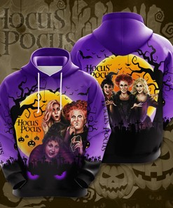 Hocus Pocus Custom All Over Print 3D Hoodie - Halloween Fans' Style