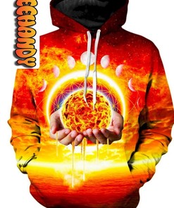 Holding The Sun Custom All Over Print 3D Hoodie - Art Fans' Style