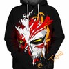 Hollow Mask Custom All Over Print 3D Hoodie - Gothic Style