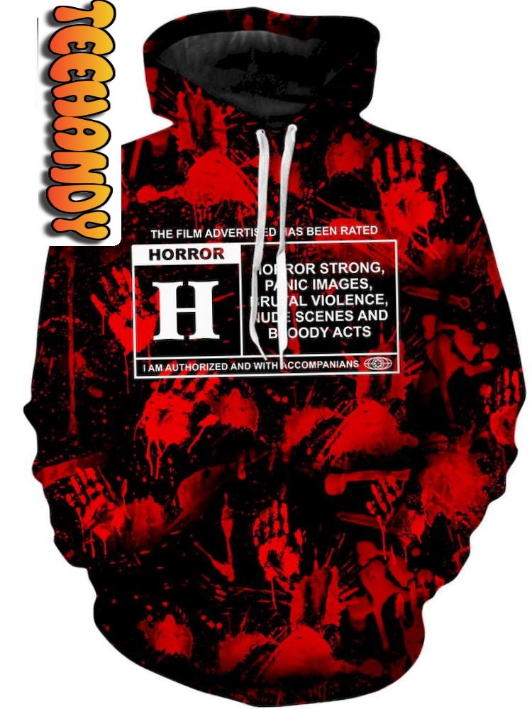 Horror Movie Fi'M Custom All Over Print 3D Hoodie - Horror Fans' Choice