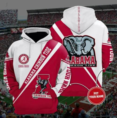 Hot Alabama Crimson Hoodie 3D Printed