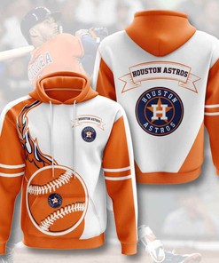 Houston Astros Usa Baseball All Over Print Hoodie Version 2 - 3D