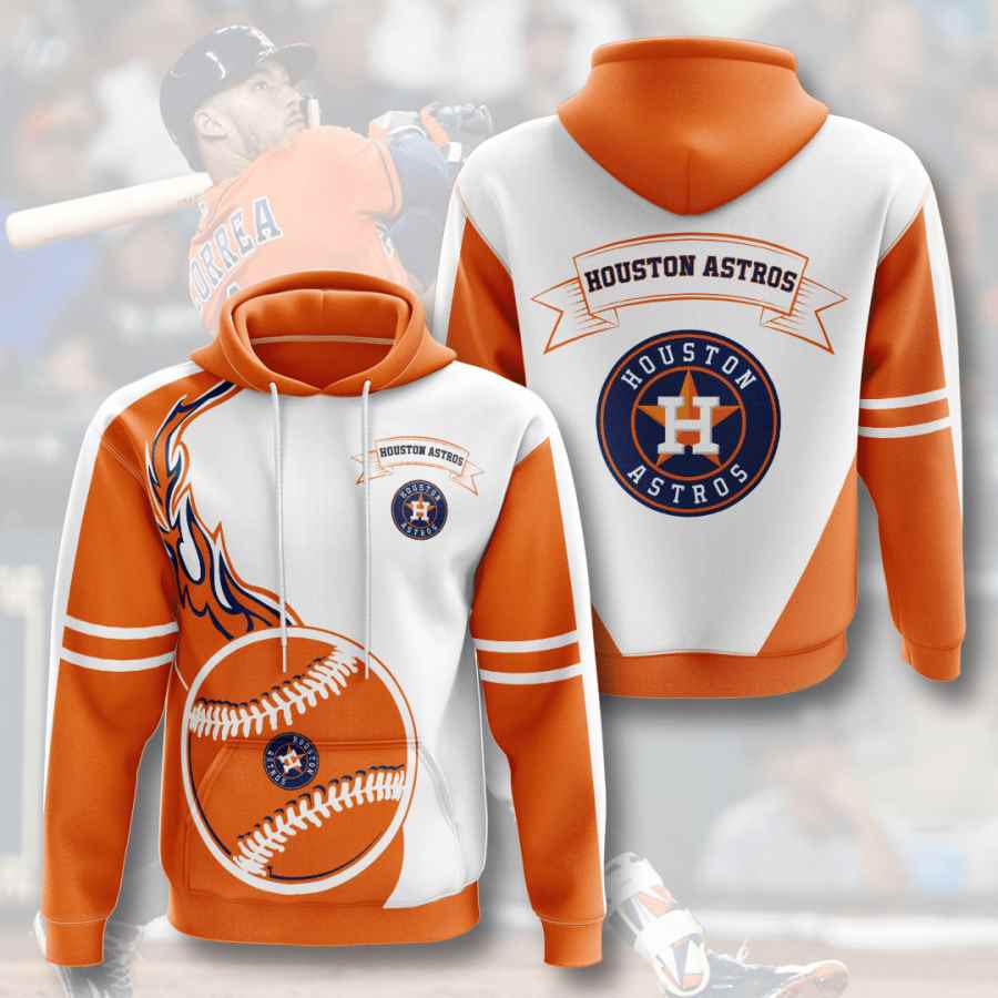 Houston Astros Usa Baseball All Over Print Hoodie Version 2 - 3D