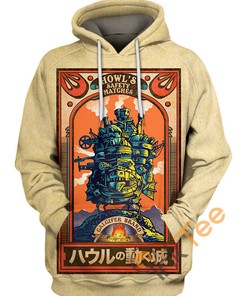 Howl Castle Brand Matchbox 3D Hoodie - Vintage Vibes