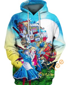 Howl'S Moving Castle 3D Hoodie - Relive The Magic 