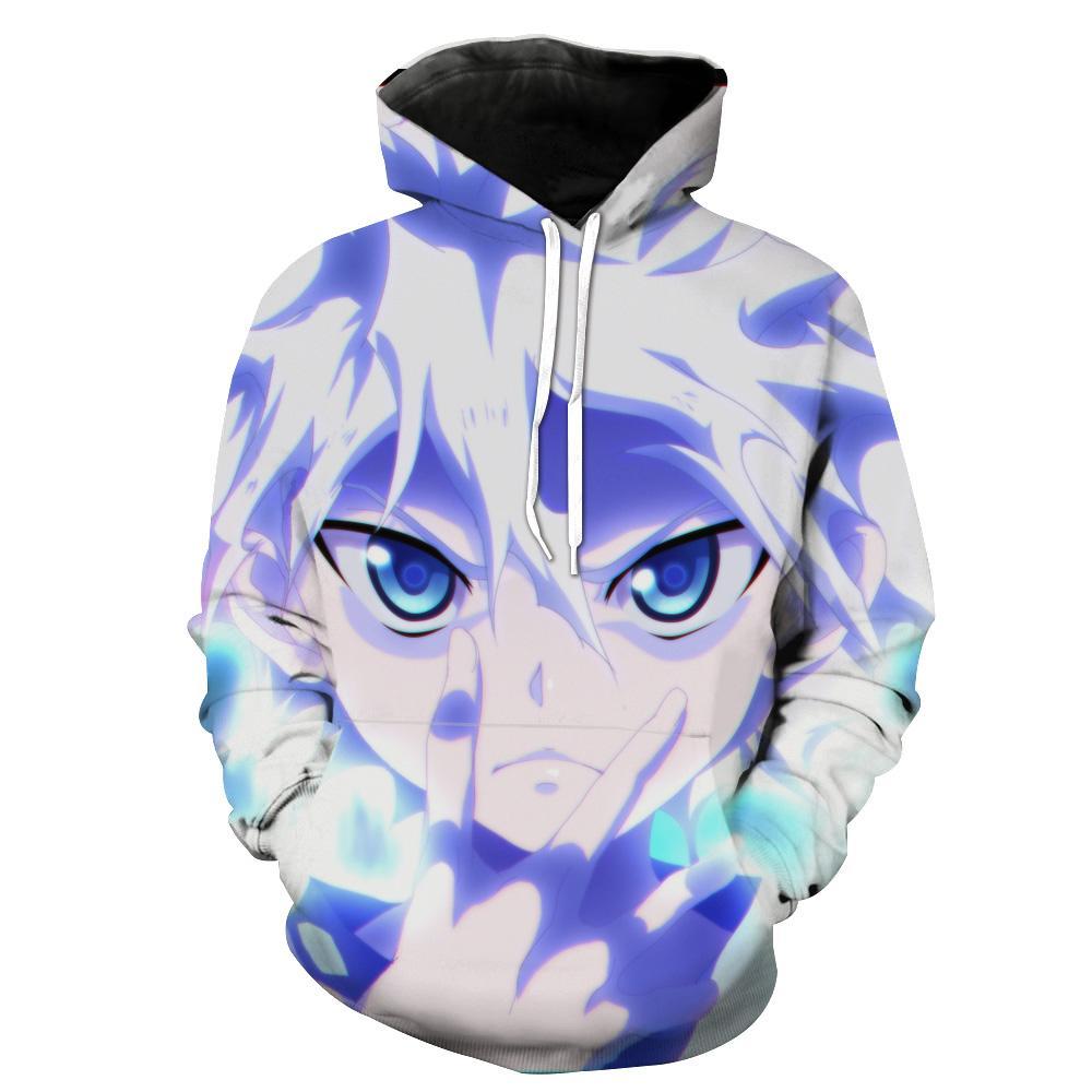 Hunter X Hunter Fans Unite With The Blue Killua Killua Anime 3D Hoodie