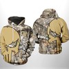 Hunting Lovers, Unleash Your Style With Georgia Tech Yellow Jackets Camo Hunting 3D Printed Hoodie