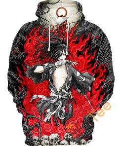 Hyakkimaru Fire Hell 3D Hoodie - Bold Design 