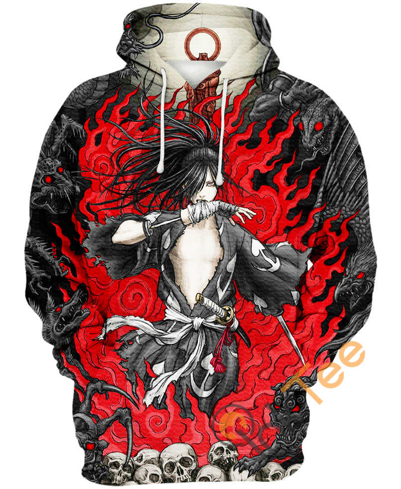 Hyakkimaru Fire Hell 3D Hoodie - Bold Design