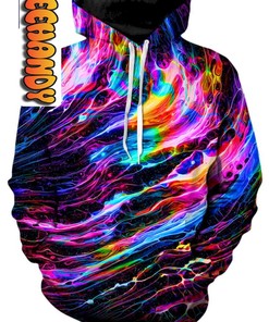 Hyperspace Unisex 3D Hoodie - Futuristic Fashion 