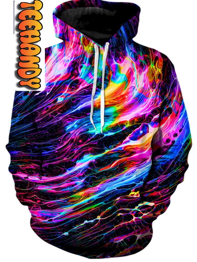 Hyperspace Unisex 3D Hoodie - Futuristic Fashion
