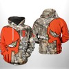 Illinois Fighting Illini Camo Veteran Hunting 3D All Over Print Zip-Up Hoodie - Ncaa 