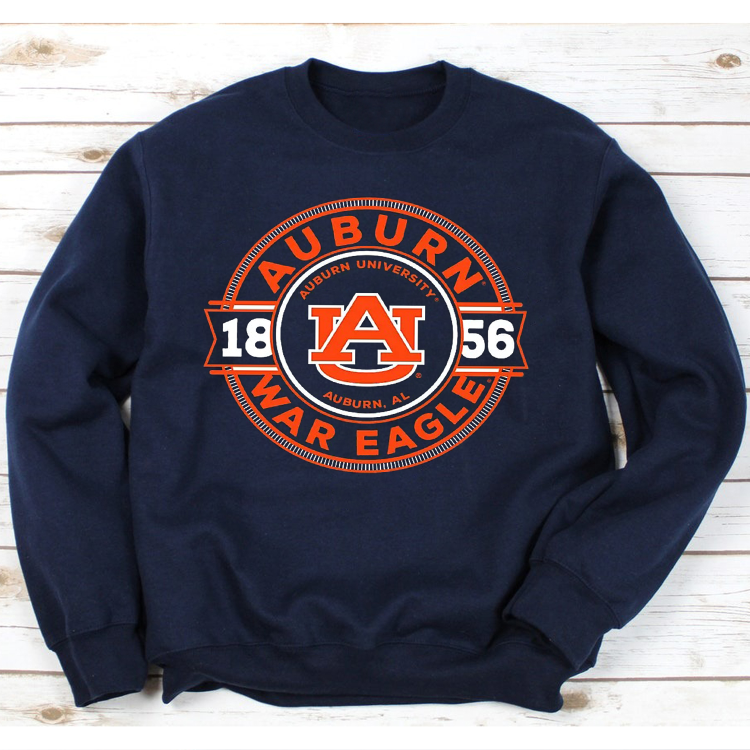 Image One Men's Auburn University Comfort Color Rounds T-shirt- Tigers Football T Shirt Fan Gift