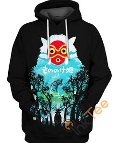 In Princess Mononoke 3D Hoodie - From The Movie 