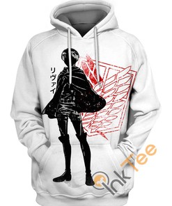 Ink Levi 3D Hoodie - From Attack On Titan