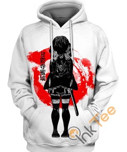 Ink Mitsuri 3D Hoodie - From Demon Slayer 